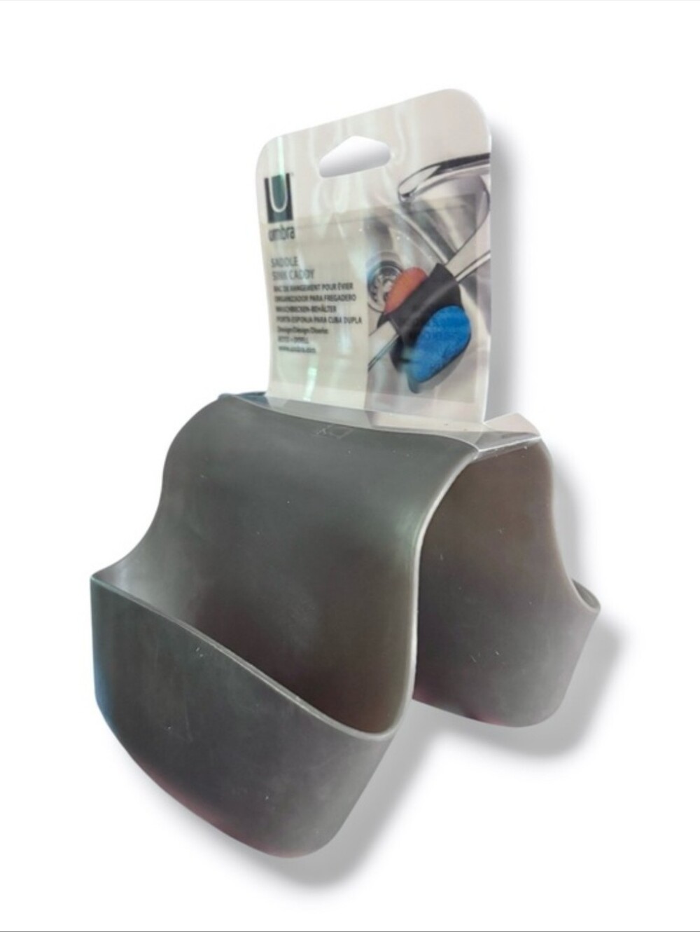 UMBRA Grey Saddle Sink Caddy NEWNEWSaddle Sink Caddy is the durable, flexible